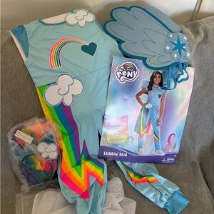 my little pony rainbow dash toddler costume sz3-4